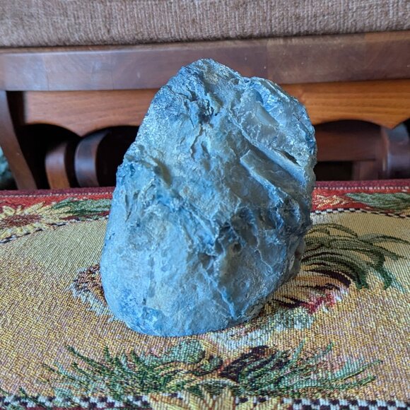 Large Blue Geode Bookend - Picture 3 of 4